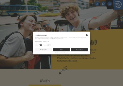 Vorschaubild Rausvonzuhaus - Auslandsaufenthalte für Jugendliche