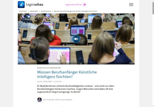 Vorschaubild Müssen Berufsanfänger Künstliche Intelligenz fürchten?