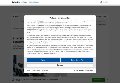 Vorschaubild KI verhilft Callcenter-Mitarbeitern in Echtzeit zu akzentfreier Sprache